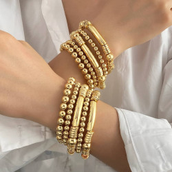 trendy multi-layer gold plating bracelet